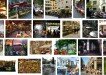 A collage of car-free dining experiences