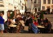 Outdoor cafe in Tallinn, Estonia