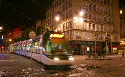 Tram in Strasbourg, France