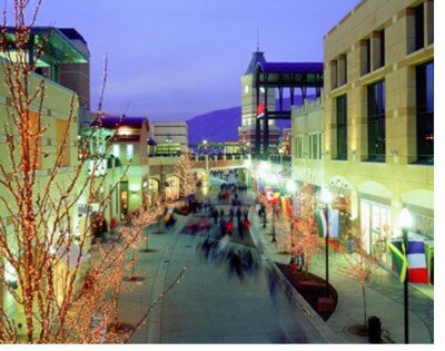 The Gateway in downtown, Salt Lake City, Utah