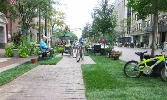 Park(ing) Day in Indianapolis, Indiana