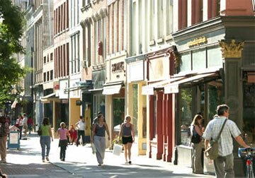 Street in Ithaca, New York