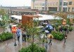 The Global Village plaza at the Rochester Institute of Technology, Rochester, New York