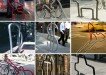 David Byrne bike racks, New York City