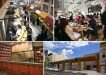 Food Halls of NYC: Eataly (top images), Plaza Food Hall (lower left), Wyckoff Exchange (lower right), Manhattan, New York City