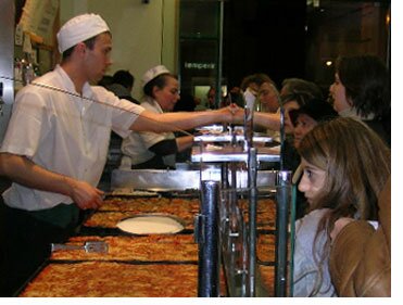 Pizza in Bologna, Italy