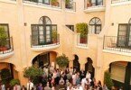 Downtown courtyard, Palo Alto, California