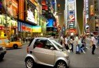 Smart car, Manhattan, New York City NYC