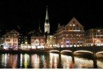 Zurich, Switzerland at night